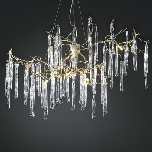 Lampadario classico - HOARFROST - Serip - in vetro / in metallo / a cascata