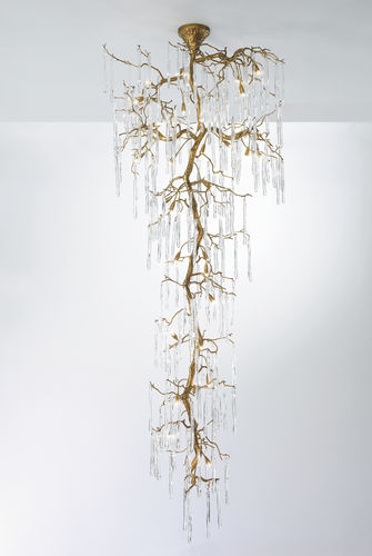 Lampadario classico -  STALACTITE L - Serip - in vetro / in bronzo / a cascata