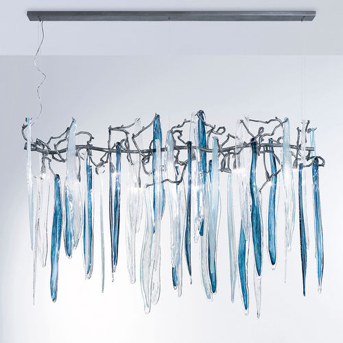 Lampada a sospensione - RAINBOW M - Serip - in bronzo / in cristallo / classica