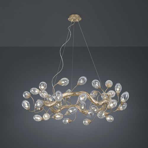Lampadario contemporaneo - ROUND BLOOM - Serip - in vetro / contract / 1 livello
