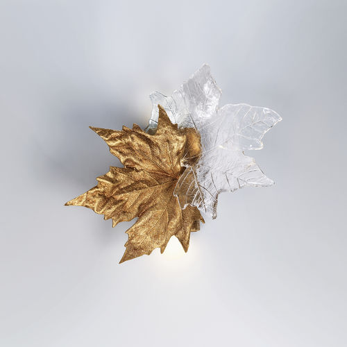 Applique design originale - LEAVES COUPLE - Serip - da interno / in metallo / in vetro