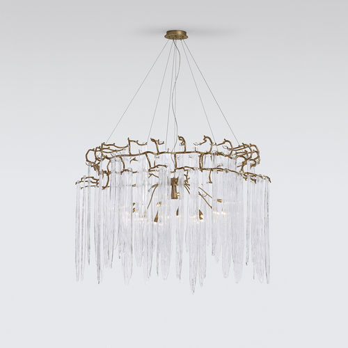 Lampada a sospensione - TORUS L - Serip - in bronzo / in cristallo / classica