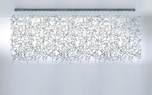 Lampada a sospensione - CURTAIN EXTRA LARGE - Serip - in bronzo / in vetro / classica