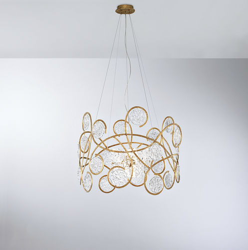 Lampada a sospensione - BEMOLLE M - Serip - in bronzo / in vetro / contemporanea
