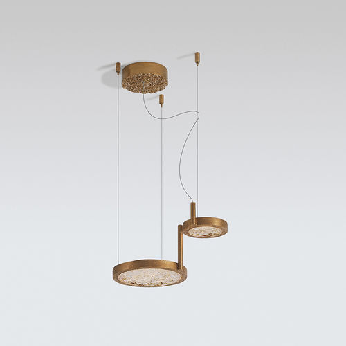 Lampada a sospensione - MOONBOW TWO LEVELS - Serip - in bronzo / in vetro / contemporanea