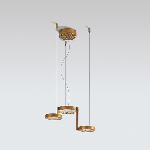 Lampada sospesa - MOONBOW THREE LEVELS - Serip - in bronzo / in vetro / contemporanea