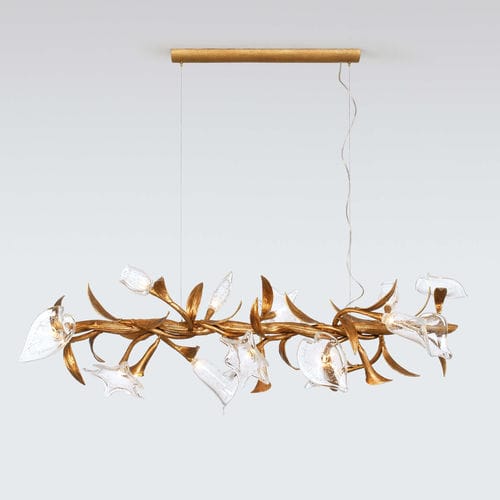 Lampada a sospensione - SWAG M - Serip - in bronzo / in vetro / classica