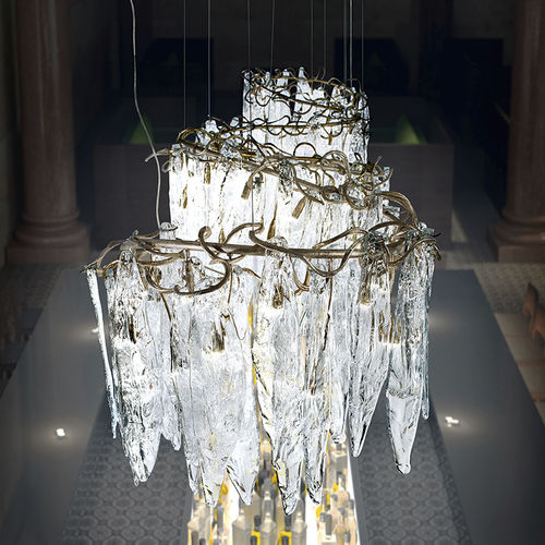 Lampada a sospensione - MEANDER - Serip - in metallo / in vetro / contemporanea