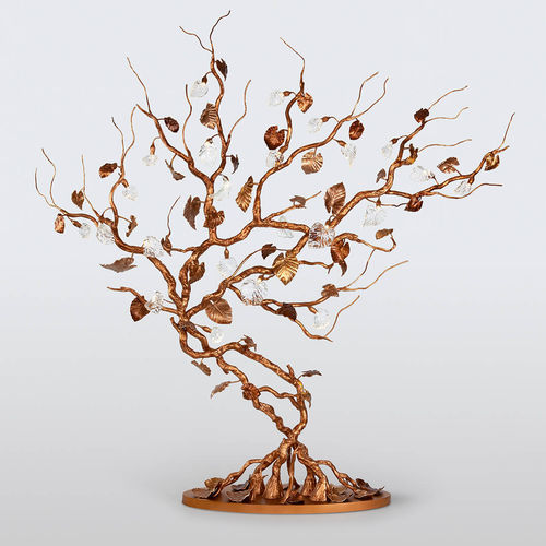 Lampada da terra - TREE OF LIFE - Serip - in bronzo / in vetro / contemporanea
