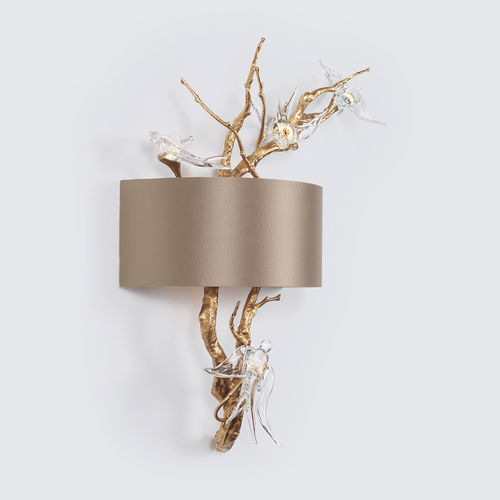 Applique contemporanea - HEDERA LARGE - Serip - da interno / in bronzo / in vetro