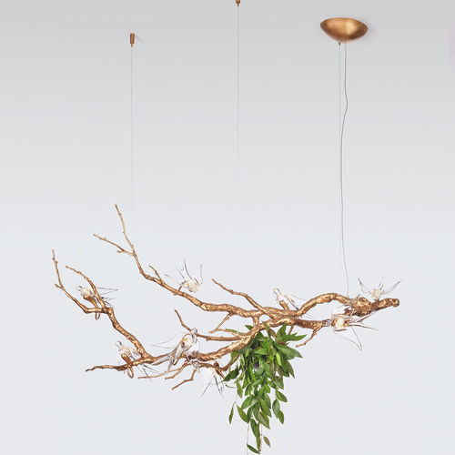 Lampadario contemporaneo - FLOAT & NEST LARGE - Serip - in vetro / in bronzo / da 8 lampadine