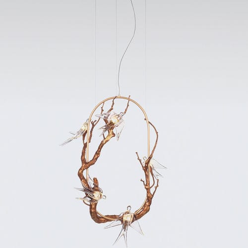 Lampada a sospensione - UTOPIA LARGE - Serip - in bronzo / in vetro / contemporanea