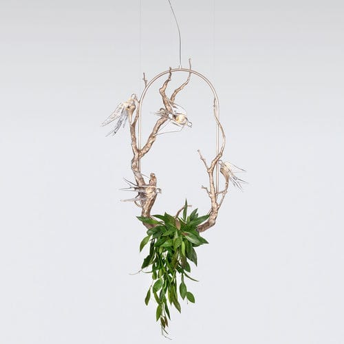 Lampada a sospensione - UTOPIA LARGE & NEST - Serip - in bronzo / in vetro / contemporanea