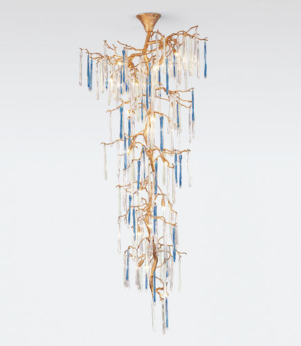 Lampadario classico - STALACTITE M - Serip - in vetro / in bronzo / a cascata
