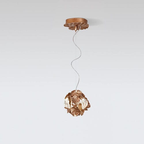 Lampada a sospensione - CALATHEA ORBIFOLIA EXTRA SMALL - Serip - in bronzo / in vetro / contemporanea
