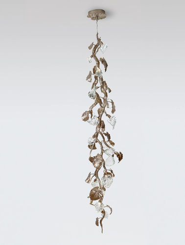 Lampada a sospensione - Calathea Ornata Large - Serip - in bronzo / in vetro / contemporanea