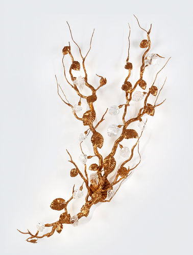 Applique contemporanea - Calathea Majestica Large - Serip - da interno / in bronzo / in vetro
