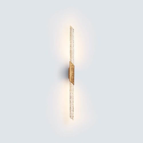 Applique contemporanea - QUARTZO TIMELITH EXTRA LARGE LEFT - Serip - da interno / in metallo / in vetro