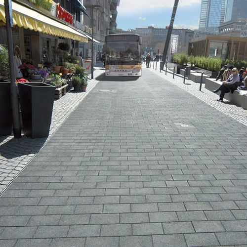 Pavé in pietra ricostituita - MASTERBLOCKED®  - QUARTZO DESIGN - opaco / carrabile / ad alte prestazioni e forte carico
