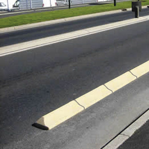 Bordura divisoria - CYCLOMOVE® - QUARTZO DESIGN - in pietra ricostituita / lineare