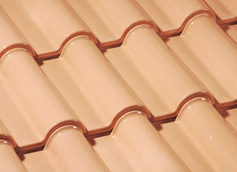 Tegola portoghese - 125993 - Umbelino Monteiro - in terracotta / ocra / smaltata