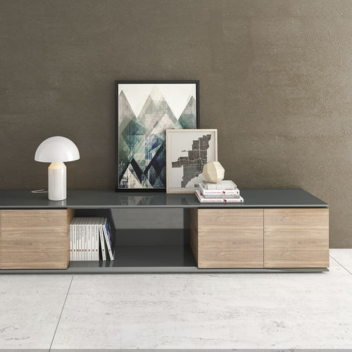 Credenza contemporanea - PRIME - SOTUBO - in legno / con ante battenti / con rotelle