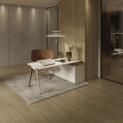 Scrivania direzionale - TRIM  - SOTUBO - da terra / contemporanea / in legno