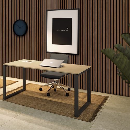 Scrivania da terra - QUADRA 2 - SOTUBO - contemporanea / in legno / dritta