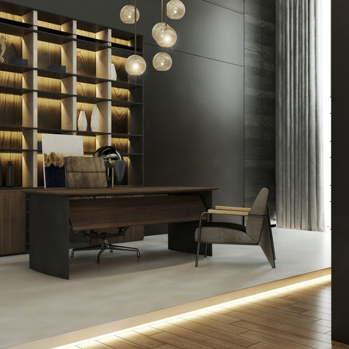 Scrivania da terra - ACSIS - SOTUBO - contemporanea / in legno / dritta