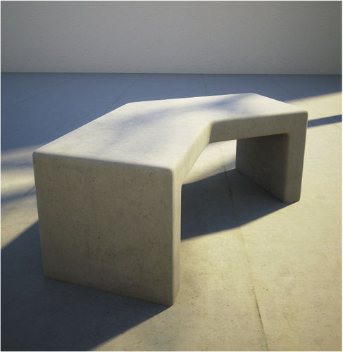 Panca per spazi pubblici contemporanea - MOLD : 560 - SIT Urban Design - in calcestruzzo
