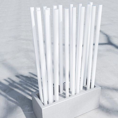 Recinzione a sbarre - BASIC : FEST 330 - SIT Urban Design - per spazio pubblico / in PVC / in calcestruzzo