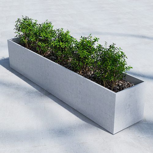 Fioriera in calcestruzzo fibrorinfrozato - BASIC : 201 / 203 BIG BOX - SIT Urban Design - rettangolare / contemporanea / per spazi pubblici