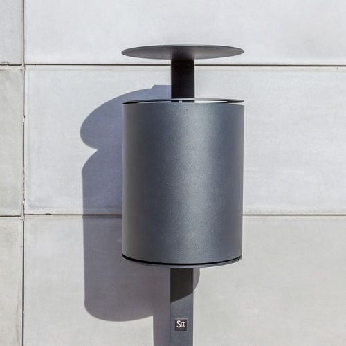 Portarifiuti pubblico - BASIC : 340 CY / 340.C CY - SIT Urban Design - da terra / in ferro / con coperchio