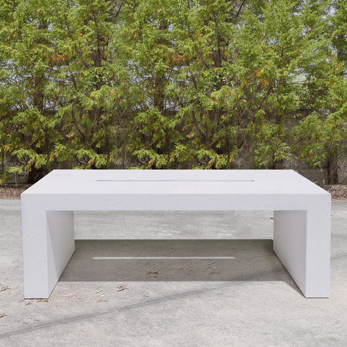 Tavolo contemporaneo - LINE: 361 - SIT Urban Design - in calcestruzzo / con supporto in calcestruzzo / rettangolare
