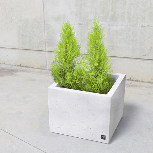 Fioriera in calcestruzzo - CUBIC B : 212.B - SIT Urban Design - quadrata / modulabile / contemporanea