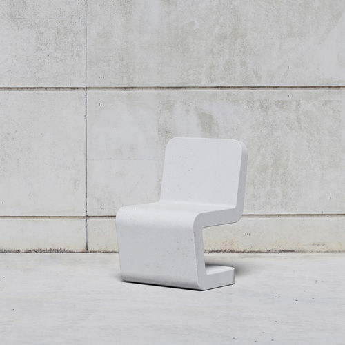 Poltrona urbana design minimalista - FLOW: 441 - SIT Urban Design - in calcestruzzo / per spazi pubblici / a slitta