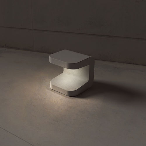 Lampioncino design minimalista - FLOW: 443.L - SIT Urban Design - in calcestruzzo