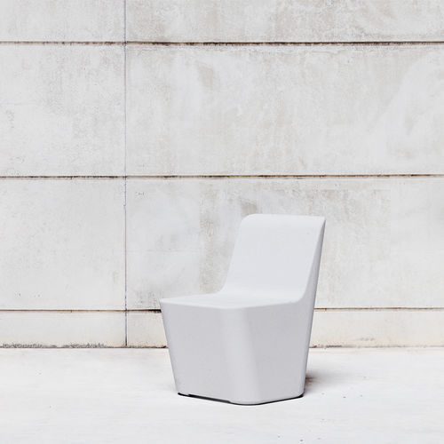 Sedia design minimalista - SMOOTH 591 - SIT Urban Design - urbana / in calcestruzzo / con supporto in calcestruzzo