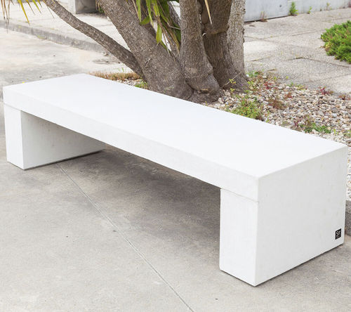 Panca per spazi pubblici contemporanea - Root 100 - SIT Urban Design - in calcestruzzo / senza schienale / senza braccioli