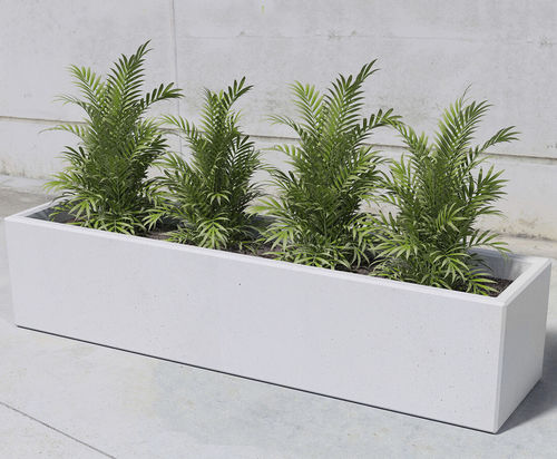 Fioriera in calcestruzzo - Box 201 - SIT Urban Design - in fibra di vetro / rettangolare / contemporanea