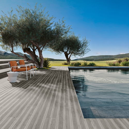 Piastrella in gres porcellanato - DECK - GRESART CERAMIC TILES - opaca / da interno / da esterno