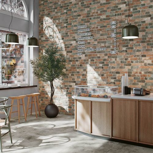Piastrella in gres porcellanato - BRICK - GRESART CERAMIC TILES - opaca / strutturata / da interno
