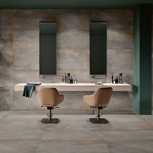 Piastrella in gres porcellanato - METALLIC - GRESART CERAMIC TILES - opaca / da interno / da sala