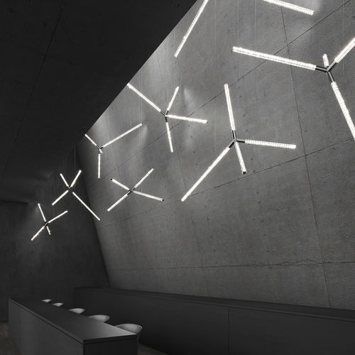 Lampadario contemporaneo - HANABI SPARK - Manooi - in cristallo / contract / Sputnik