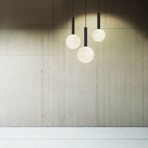 Lampada a sospensione - MOONRISE - Manooi - in metallo verniciato / in onice / contemporanea