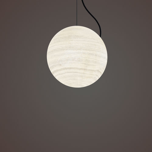 Lampada a sospensione - IO - Manooi - in metallo verniciato / in onice / contemporanea