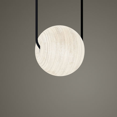 Lampada a sospensione - AURA - Manooi - in metallo verniciato / in onice / contemporanea