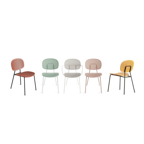 Sedia visitatore contemporanea - TONDINA SLIM - Infiniti - da interno / da esterno / in polipropilene