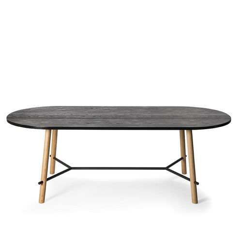 Tavolo da pranzo contemporaneo - RECORD - Infiniti - in rovere / in laminato / rettangolare