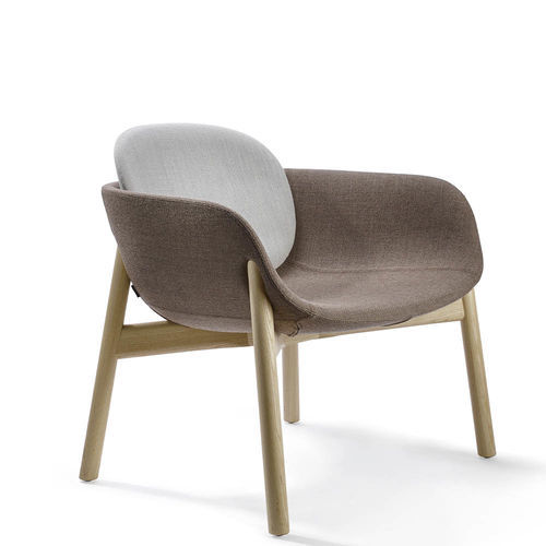 Poltrona contemporanea - PEB - Infiniti - in tessuto / in metallo / in legno